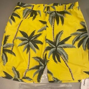 Coconut  Tree 🌴 Printed Swim Trunks